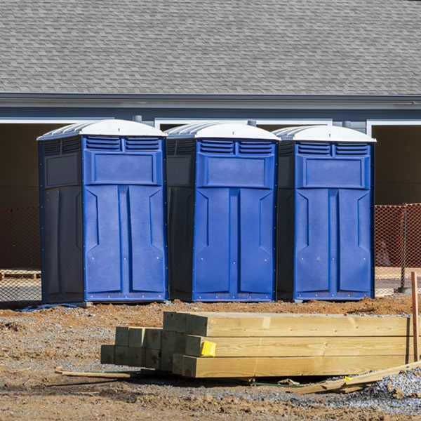 how do you dispose of waste after the porta potties have been emptied in Eagle